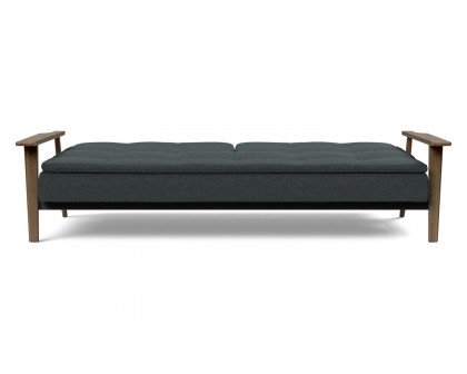 Innovation Living Dublexo Frej Sofa Bed Smoked Oak - 534 Bouclé Black Raven