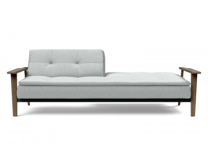 Innovation Living Dublexo Frej Sofa Bed Smoked Oak - 538 Melange Light Gray