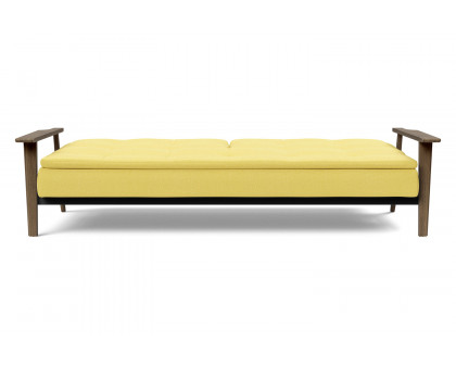 Innovation Living Dublexo Frej Sofa Bed Smoked Oak - 554 Soft Mustard Flower