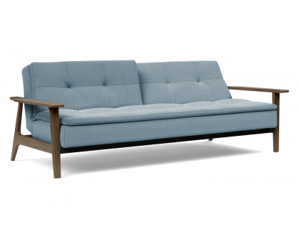 Innovation Living Dublexo Frej Sofa Bed Smoked Oak - 558 Soft Indigo