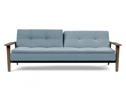 Innovation Living Dublexo Frej Sofa Bed Smoked Oak - 558 Soft Indigo