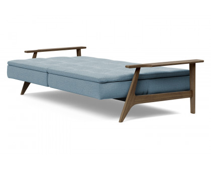 Innovation Living Dublexo Frej Sofa Bed Smoked Oak - 558 Soft Indigo