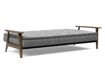 Innovation Living Dublexo Frej Sofa Bed Smoked Oak - 563 Twist Charcoal