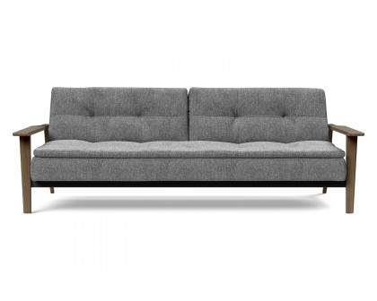 Innovation Living Dublexo Frej Sofa Bed Smoked Oak - 563 Twist Charcoal