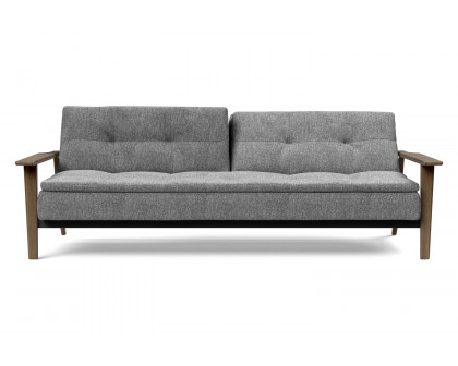 Innovation Living Dublexo Frej Sofa Bed Smoked Oak - 563 Twist Charcoal