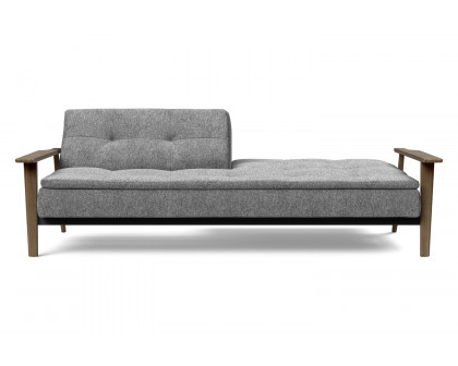 Innovation Living Dublexo Frej Sofa Bed Smoked Oak - 563 Twist Charcoal