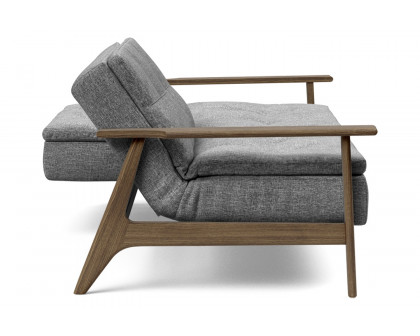 Innovation Living Dublexo Frej Sofa Bed Smoked Oak - 563 Twist Charcoal