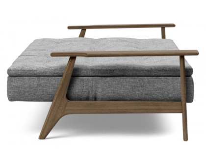 Innovation Living Dublexo Frej Sofa Bed Smoked Oak - 563 Twist Charcoal