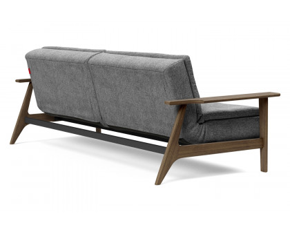 Innovation Living Dublexo Frej Sofa Bed Smoked Oak - 563 Twist Charcoal