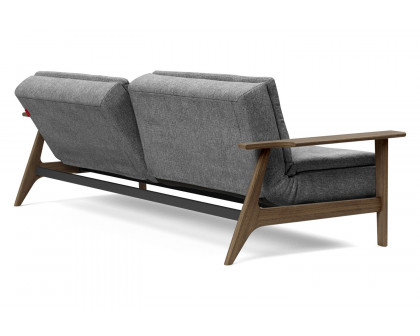 Innovation Living Dublexo Frej Sofa Bed Smoked Oak - 563 Twist Charcoal