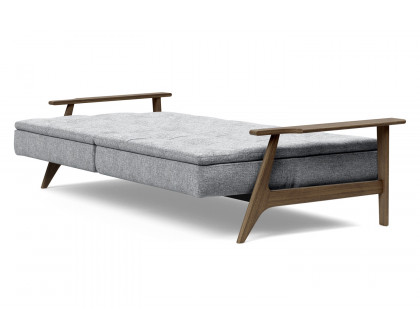 Innovation Living Dublexo Frej Sofa Bed Smoked Oak - 565 Twist Granite