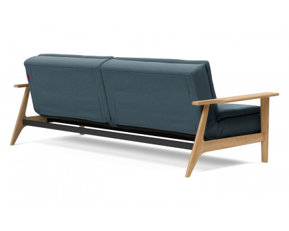 Innovation Living Dublexo Frej Sofa Bed Oak - 573 Vivus Dusty Blue