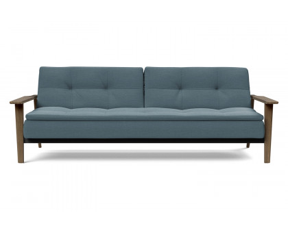 Innovation Living Dublexo Frej Sofa Bed Smoked Oak - 573 Vivus Dusty Blue