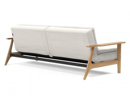 Innovation Living Dublexo Frej Sofa Bed Oak - 574 Vivus Dusty Off White