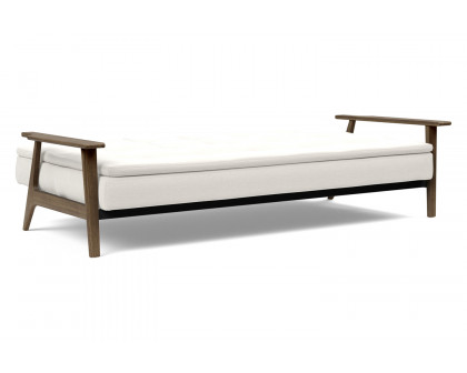 Innovation Living Dublexo Frej Sofa Bed Smoked Oak - 574 Vivus Dusty Off White