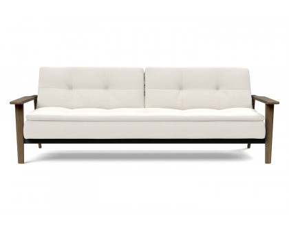 Innovation Living Dublexo Frej Sofa Bed Smoked Oak - 574 Vivus Dusty Off White