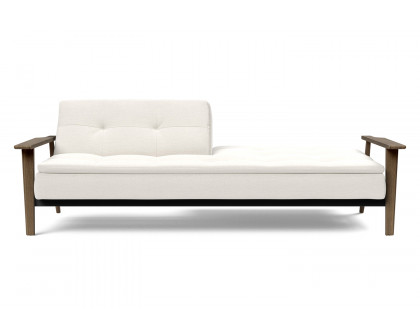 Innovation Living Dublexo Frej Sofa Bed Smoked Oak - 574 Vivus Dusty Off White