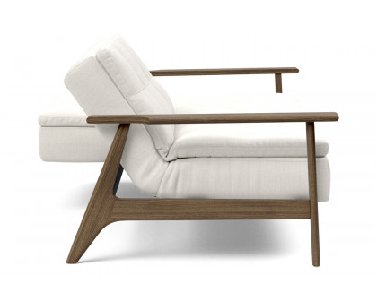 Innovation Living Dublexo Frej Sofa Bed Smoked Oak - 574 Vivus Dusty Off White