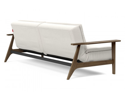 Innovation Living Dublexo Frej Sofa Bed Smoked Oak - 574 Vivus Dusty Off White