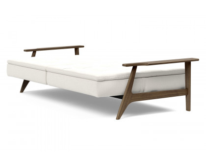 Innovation Living Dublexo Frej Sofa Bed Smoked Oak - 574 Vivus Dusty Off White