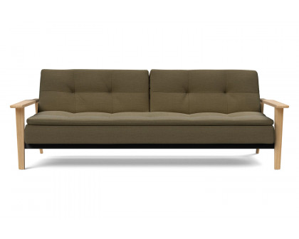 Innovation Living™ Dublexo Frej Sofa Bed Oak - 575 Vivus Dusty Olive