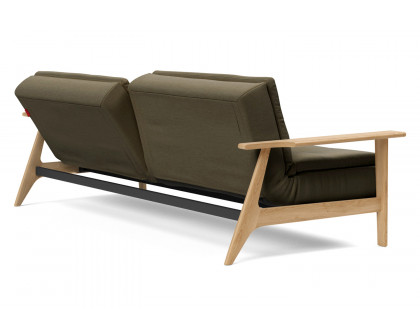 Innovation Living™ Dublexo Frej Sofa Bed Oak - 575 Vivus Dusty Olive