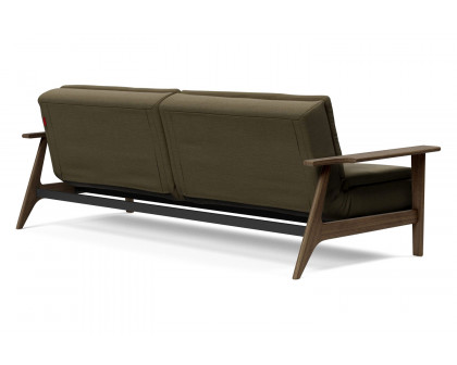 Innovation Living Dublexo Frej Sofa Bed Smoked Oak - 575 Vivus Dusty Olive