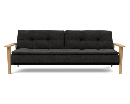 Innovation Living Dublexo Frej Sofa Bed Oak - 577 Kenya Dark Gray