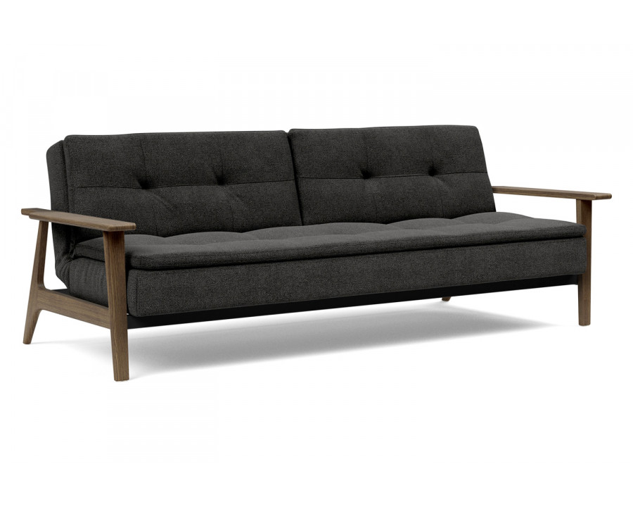 Innovation Living Dublexo Frej Sofa Bed Smoked Oak - 577 Kenya Dark Gray