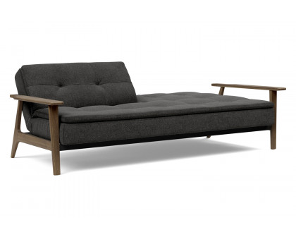 Innovation Living Dublexo Frej Sofa Bed Smoked Oak - 577 Kenya Dark Gray