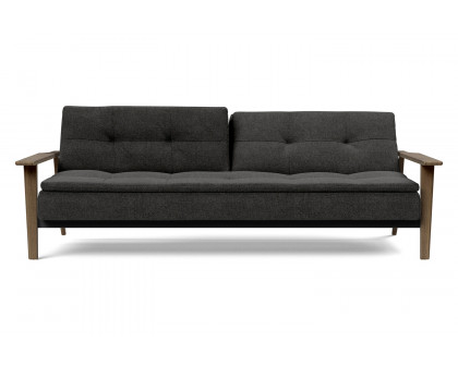 Innovation Living Dublexo Frej Sofa Bed Smoked Oak - 577 Kenya Dark Gray