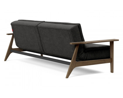 Innovation Living Dublexo Frej Sofa Bed Smoked Oak - 577 Kenya Dark Gray