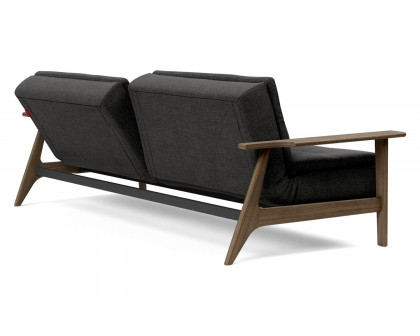 Innovation Living Dublexo Frej Sofa Bed Smoked Oak - 577 Kenya Dark Gray