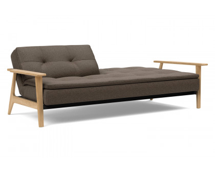 Innovation Living Dublexo Frej Sofa Bed Oak - 578 Kenya Taupe