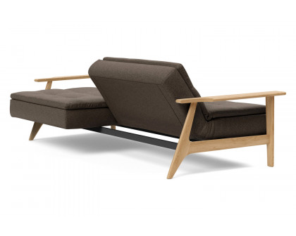 Innovation Living Dublexo Frej Sofa Bed Oak - 578 Kenya Taupe