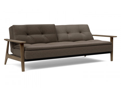 Innovation Living Dublexo Frej Sofa Bed Smoked Oak - 578 Kenya Taupe