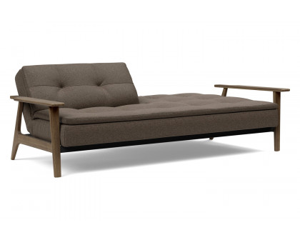 Innovation Living Dublexo Frej Sofa Bed Smoked Oak - 578 Kenya Taupe