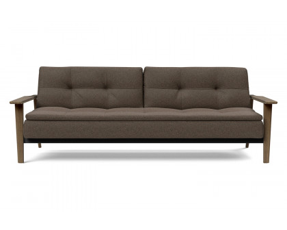 Innovation Living Dublexo Frej Sofa Bed Smoked Oak - 578 Kenya Taupe