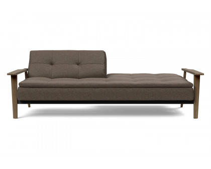 Innovation Living Dublexo Frej Sofa Bed Smoked Oak - 578 Kenya Taupe