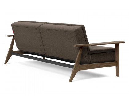 Innovation Living Dublexo Frej Sofa Bed Smoked Oak - 578 Kenya Taupe