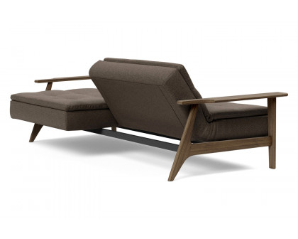 Innovation Living Dublexo Frej Sofa Bed Smoked Oak - 578 Kenya Taupe