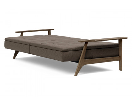 Innovation Living Dublexo Frej Sofa Bed Smoked Oak - 578 Kenya Taupe