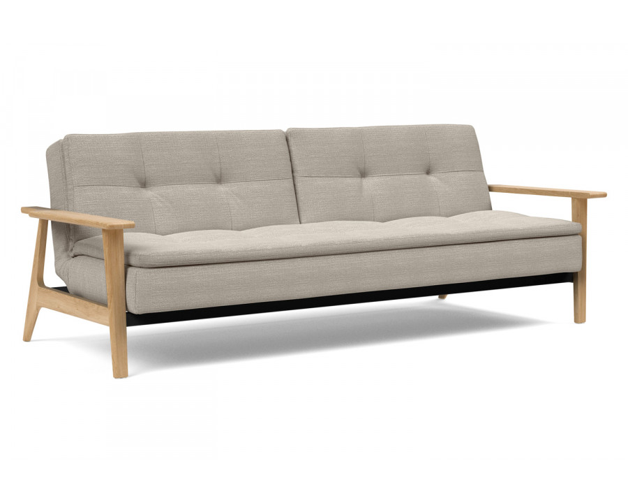 Innovation Living Dublexo Frej Sofa Bed Oak - 579 Kenya Gravel