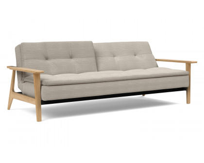 Innovation Living Dublexo Frej Sofa Bed Oak - 579 Kenya Gravel