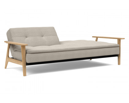 Innovation Living Dublexo Frej Sofa Bed Oak - 579 Kenya Gravel