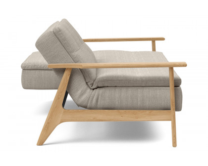 Innovation Living Dublexo Frej Sofa Bed Oak - 579 Kenya Gravel