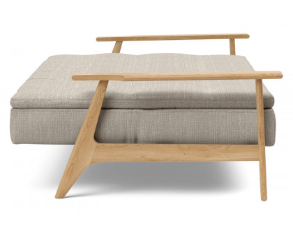 Innovation Living Dublexo Frej Sofa Bed Oak - 579 Kenya Gravel