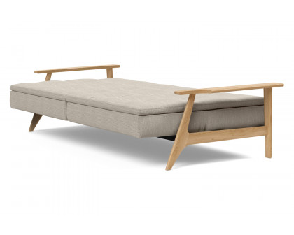 Innovation Living Dublexo Frej Sofa Bed Oak - 579 Kenya Gravel