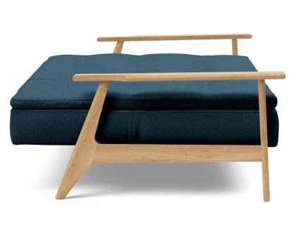 Innovation Living Dublexo Frej Sofa Bed Oak - 580 Argus Navy Blue