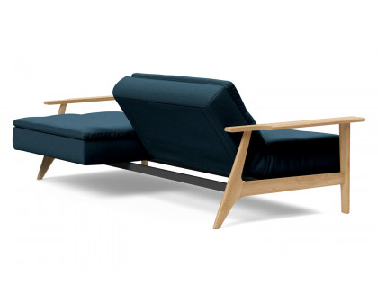 Innovation Living Dublexo Frej Sofa Bed Oak - 580 Argus Navy Blue